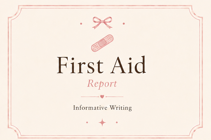 First Aid Report Cover